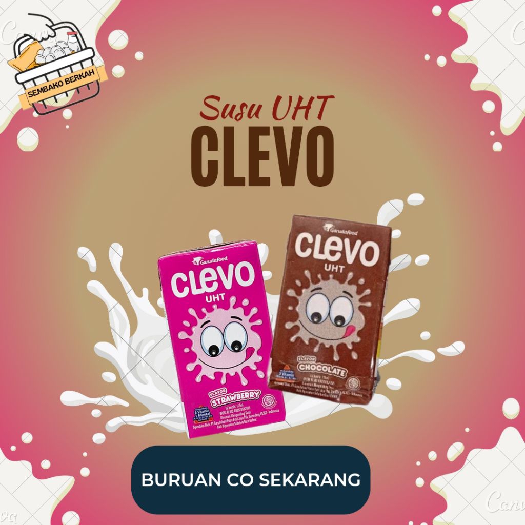 

Susu UHT CLEVO 115ml