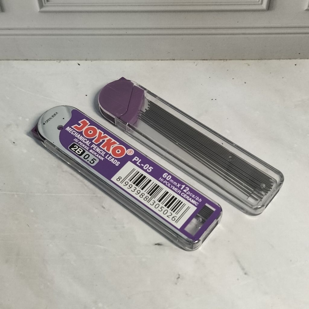 

Isi Pensil Mekanik Joyko PL-05 Pencil Lead 2B 0.5 mm