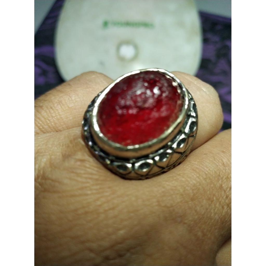 Batu Meteor Merah Unik kode 25/534