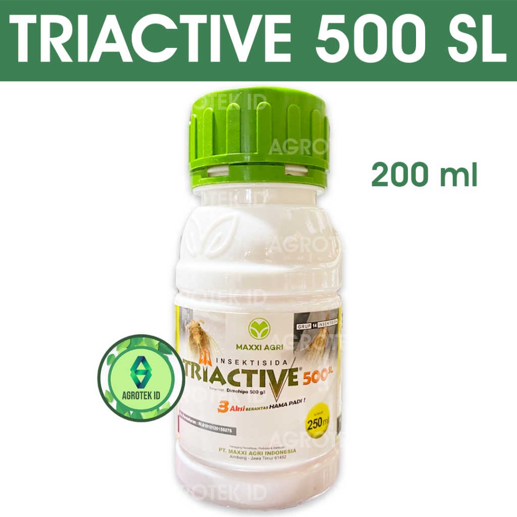 TRIACTIVE 500 SL 200 ml Insektisida Sundep Wereng Penggerek Batang