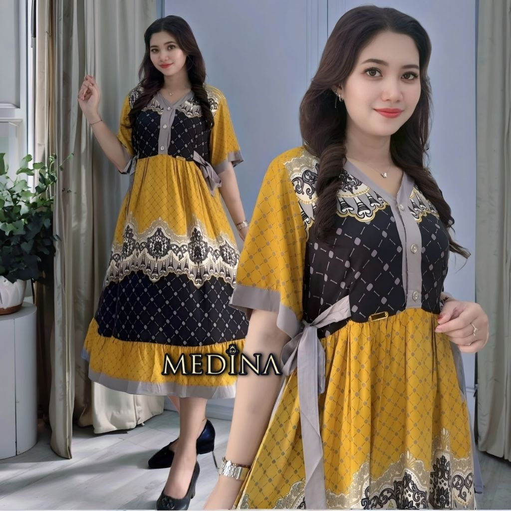 HANIA MIDI DRESS BY MEDINA MAHARAJAA