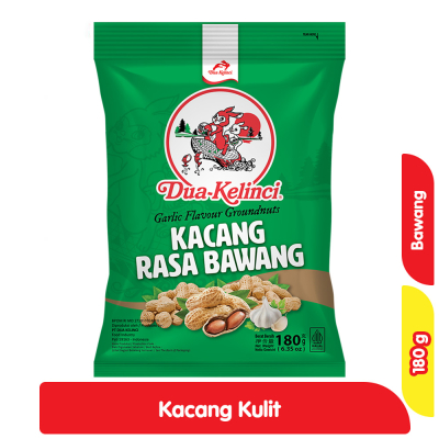 

Dua Kelinci Kacang Kulit Bawang Putih 180 g