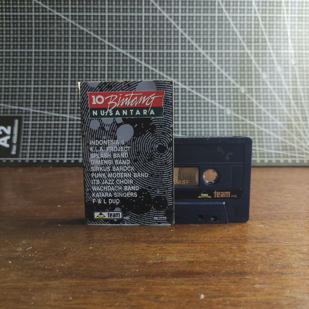 Kaset Pita 10 Bintang Nusantara Indonesia 6, KLA Project, Splash Band, Dimensj Band, Sirkus Barock