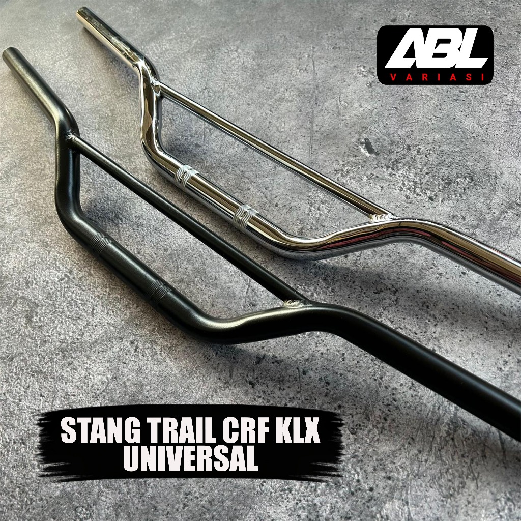 STANG STIR MOTOR HONDA CRF 150L KLX FINISHING CAT POWDER COATING DAN CHROME SETANG TRAIL CRF 150L MO