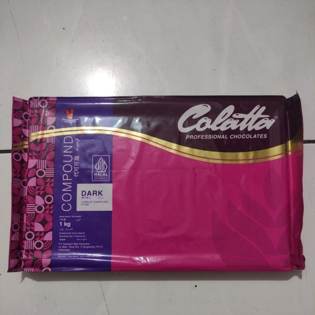 

COLATTA COMPOUND DARK CHOCOLATE COKELAT BATANG HITAM 1KG