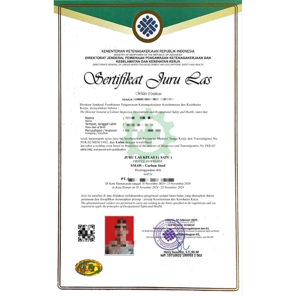 

sio pelatihan pengelasan welder