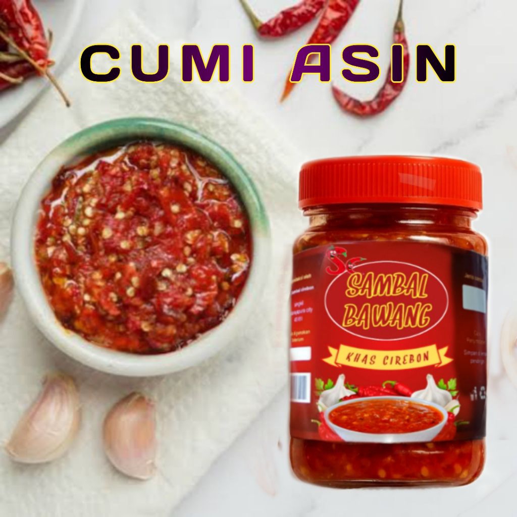 

SAMBAL BAWANG CUMI ASIN Pedas dower Jeh...