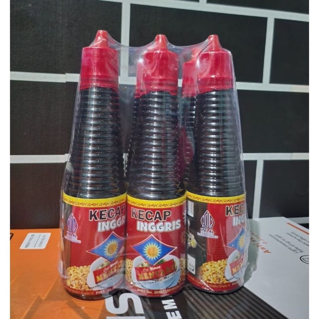 

Kecap Inggris 6 Botol isi 150ml