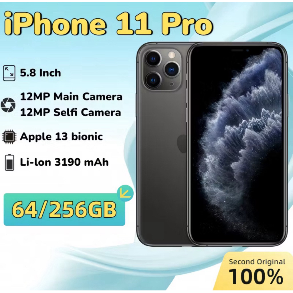 IPHONE 11 PRO INTERNASIONAL 64GB  256GB