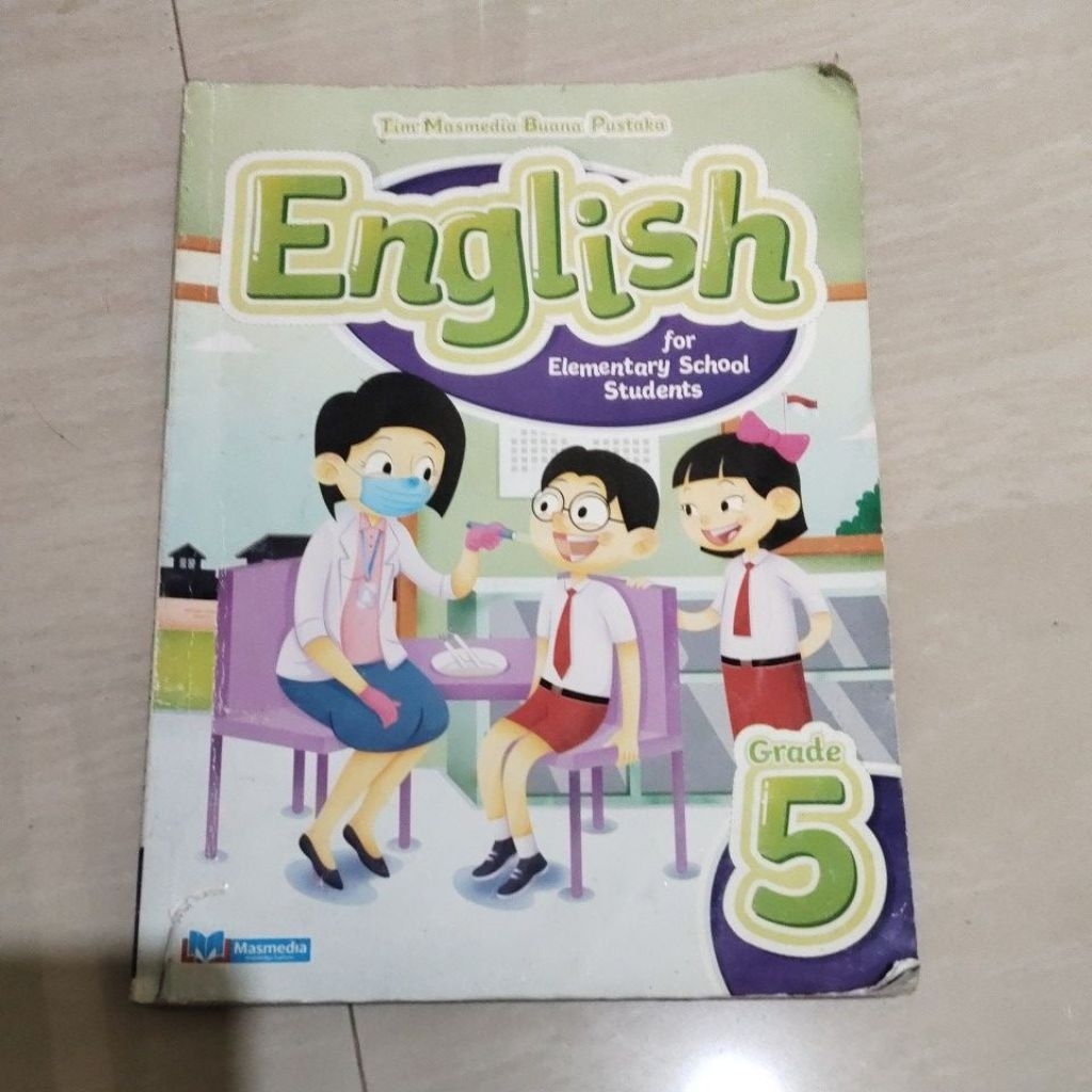 BUKU ORI BUKU ENGLISH KELAS 5 SD PENERBIT MASMEDIA