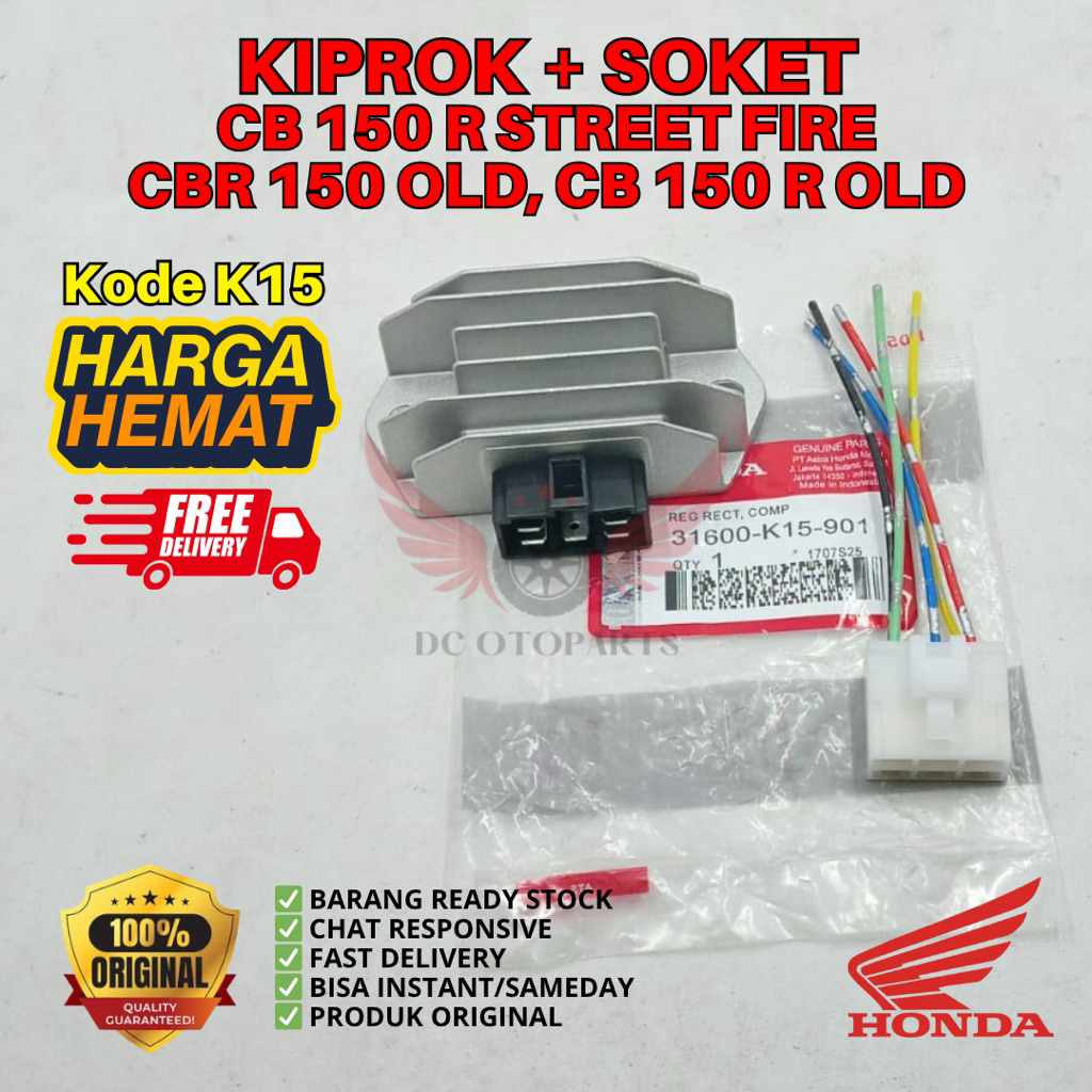 K15 KIPROK CBR 150 ORIGINAL AHM HONDA, KIPROK ORIGINAL CB 150, KIPROK HONDA CBR 150 OLD, KIPROK ORIG