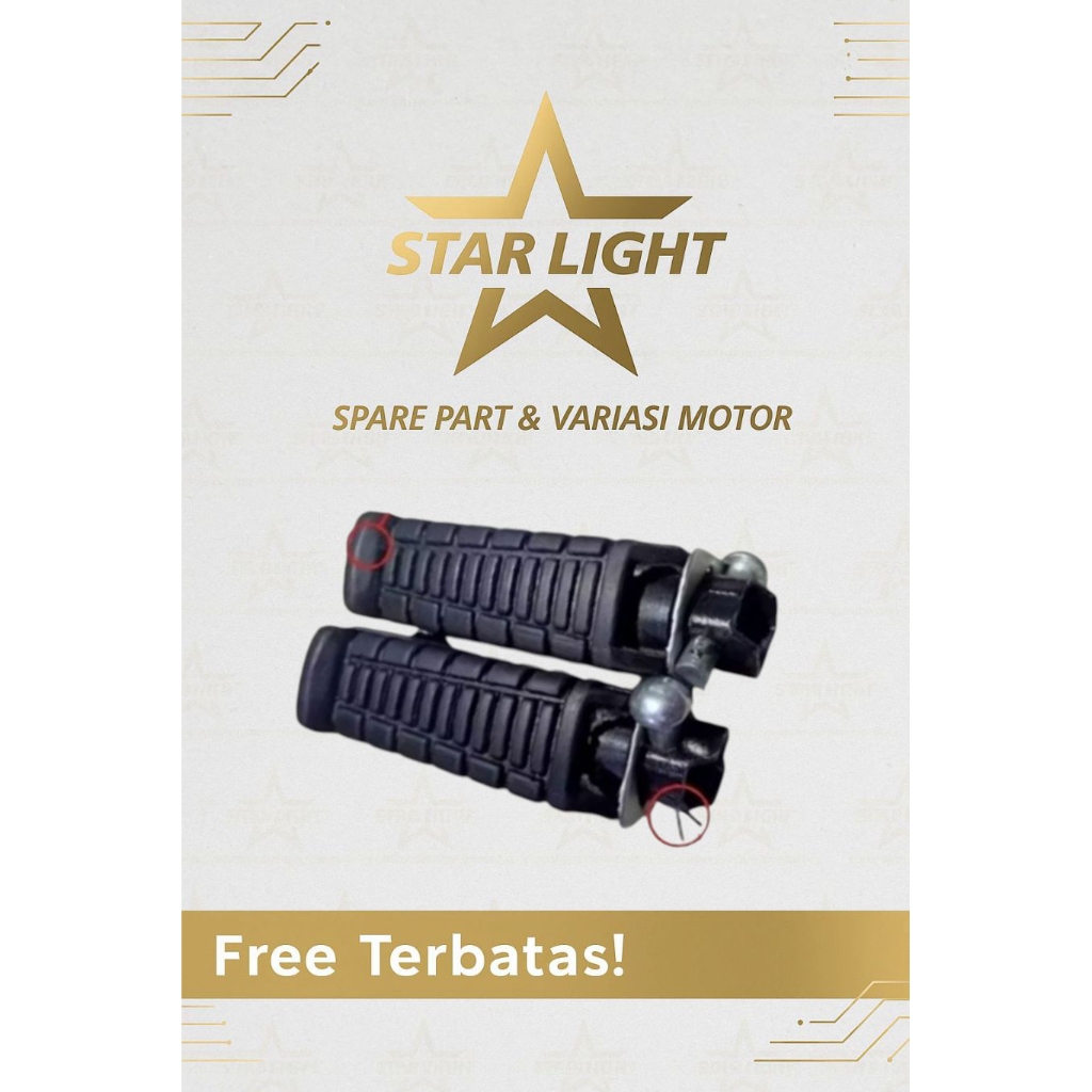 karet foot step belakang motor yamaha Jupiter z vega r new vega zr Jupiter zx Jupiter z1 injeksi