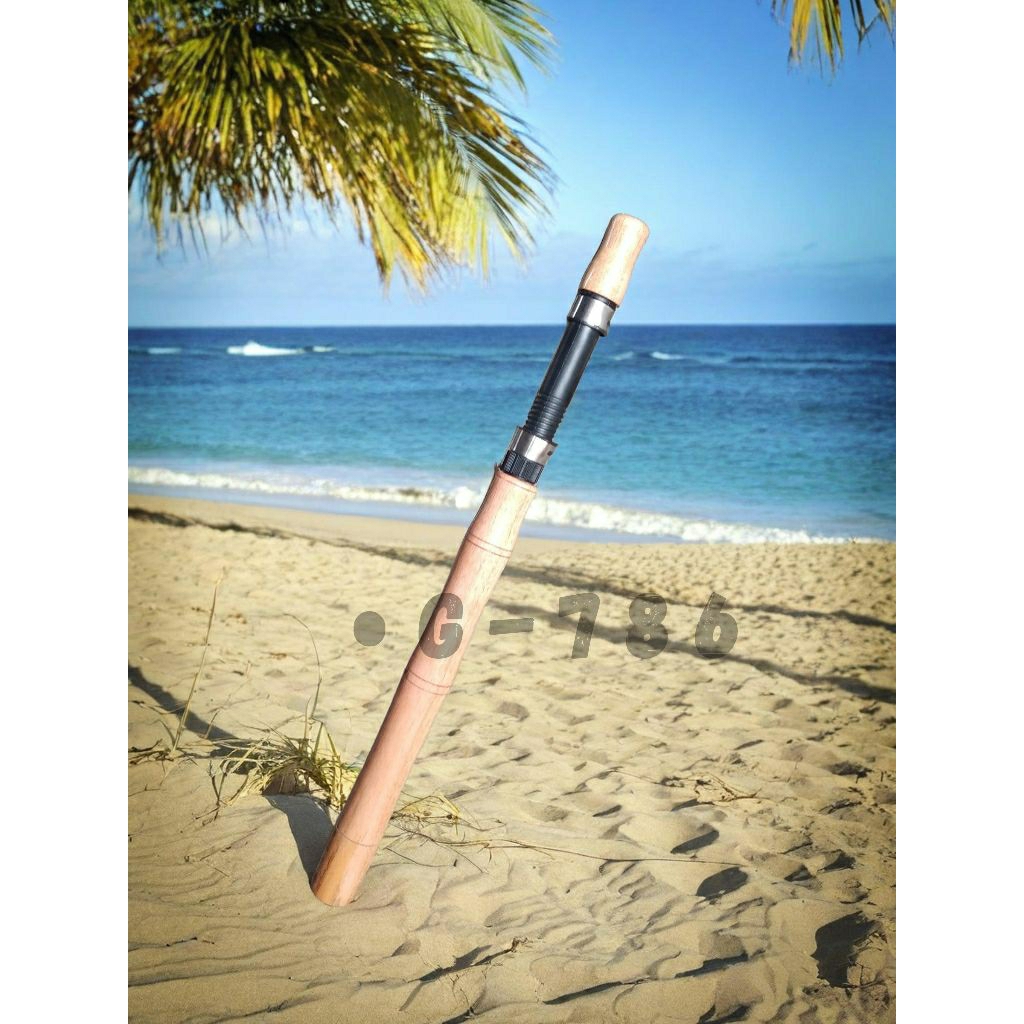 Gagang Joran Kayu Panjang+reelseat ±40cm Gagang Joran Berkualitas