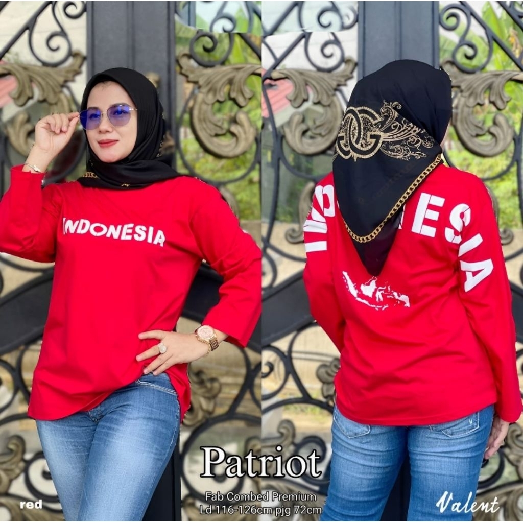 Patriot Valent Kaos Merah Putih Agustusan Jumbo
