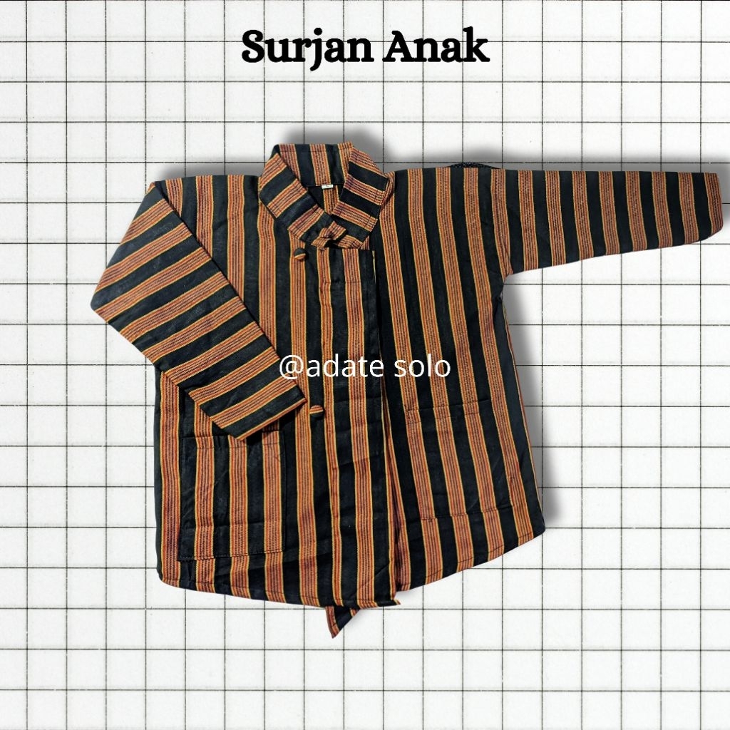 Baju adat anak laki-laki|Surjan anak|Surjan lurik anak|surjan lurik anak sd|surjan lurik anak tk