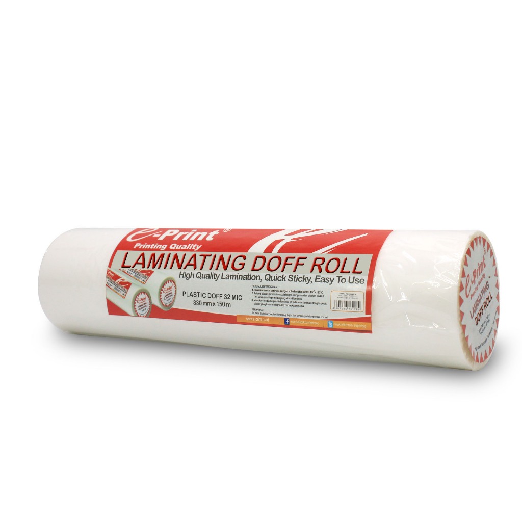 

e-print laminating/plastik laminasi doff roll