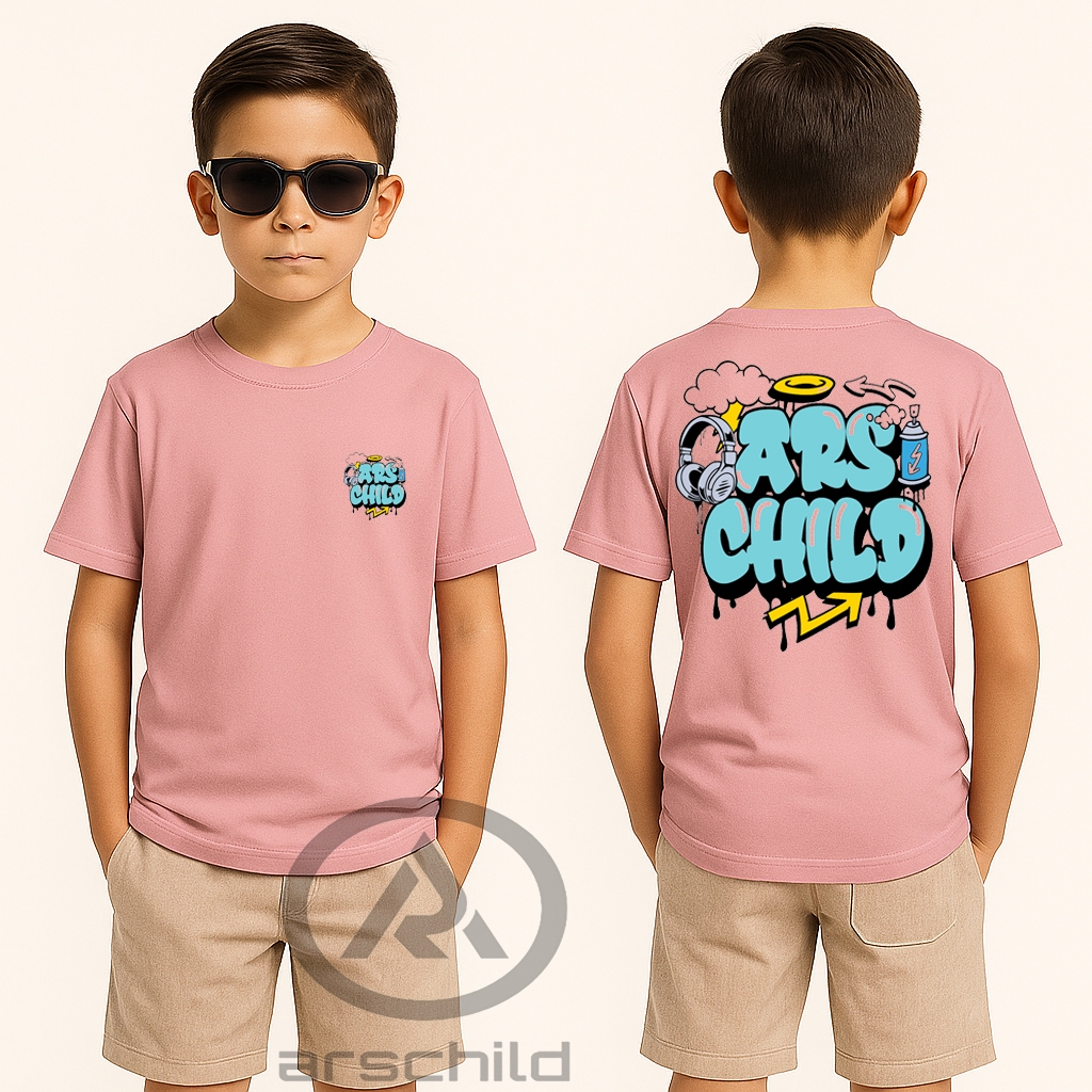 pakaian kaos anak laki laki dan perempuan untuk remaja tanggung anak sd smp