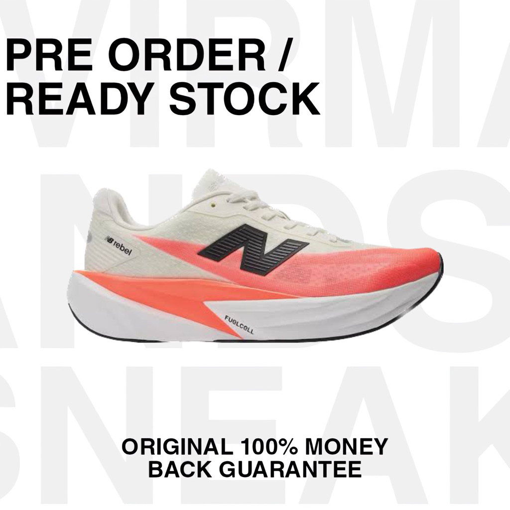 New Balance Fuelcell Rebel V5 White Orange