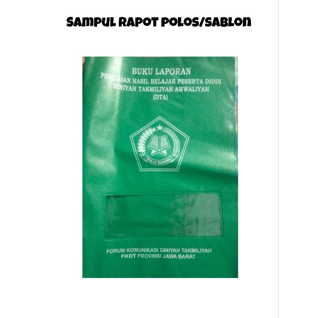 

Sampul rapot polos atau sablon/Dta/mdta/mdt/TK/Paud/ dll. CUSTOM