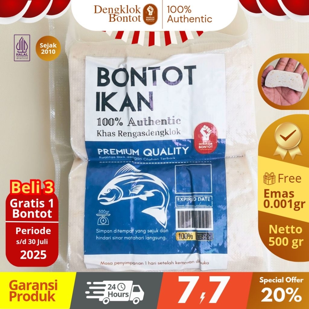 

Bontot Ikan Original Khas Rengasdengklok | 100% Authentic Asli Karawang