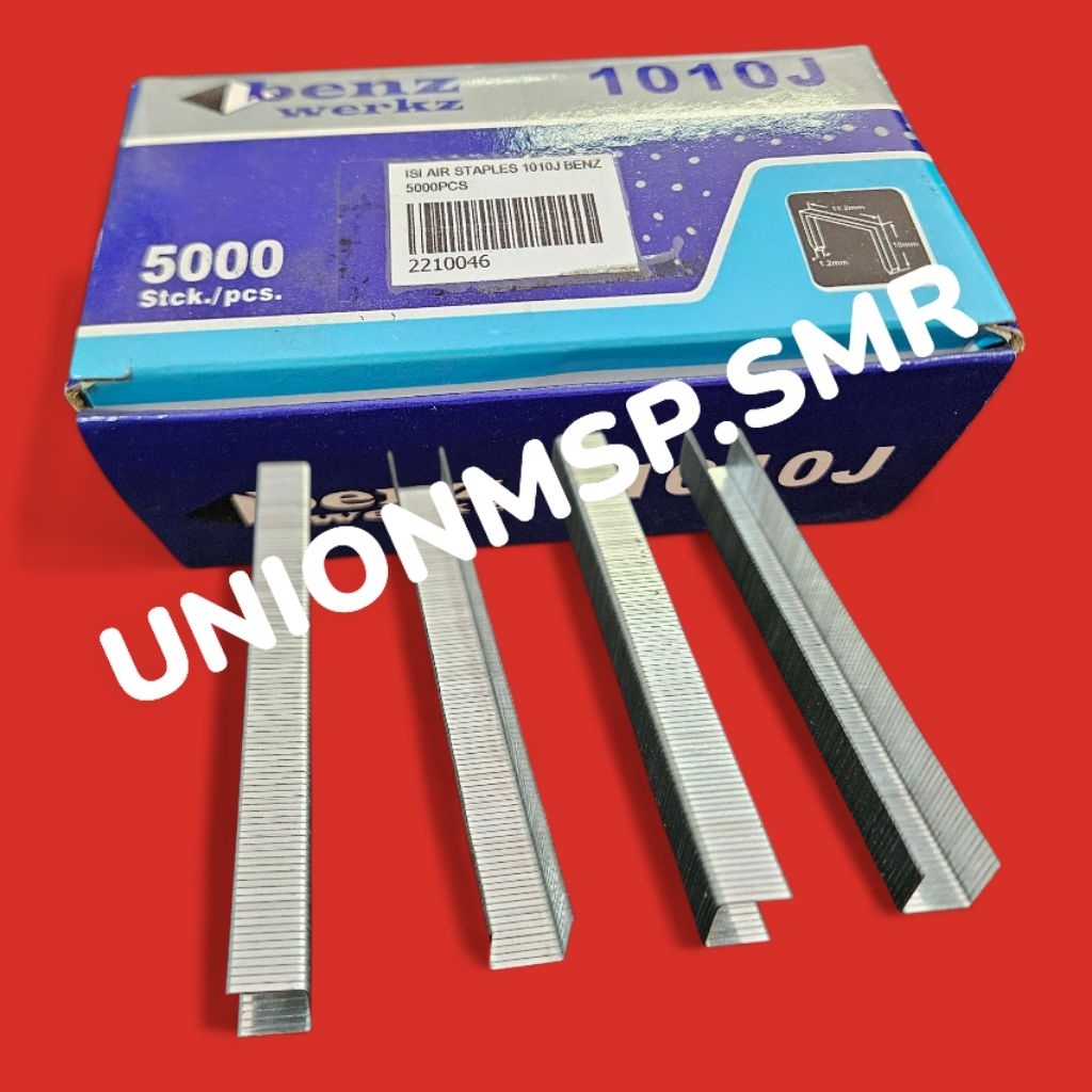 

Staples Tembak Udara 1010J Benz Werkz Isi 5000 Pcs | Staples Pneumatic Air Stapler Heavy Duty 10mm