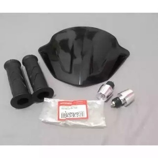 SEPAKET VISOR BEAT CARBU 2008-2012 PLUS HANDGRIP HONDA+JALU PCX BEAT CARBU