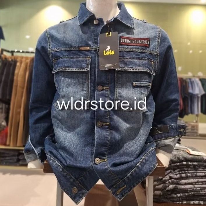 JAKET JEANS PRIA LOIS ORIGINAL MJF 188