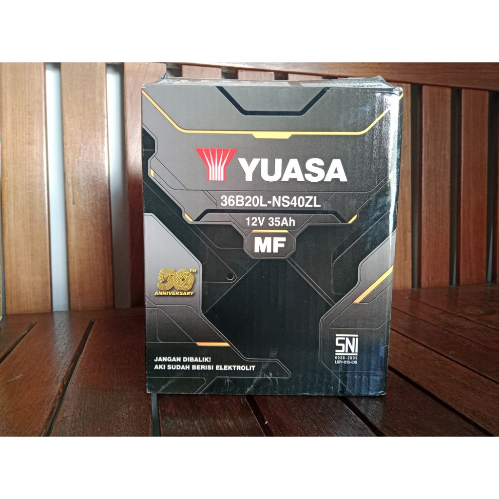 AKI NS40ZL YUASA 36B20L Jazz, Mobilio, Freed, Brio, Sirion, Ertiga Aki kering