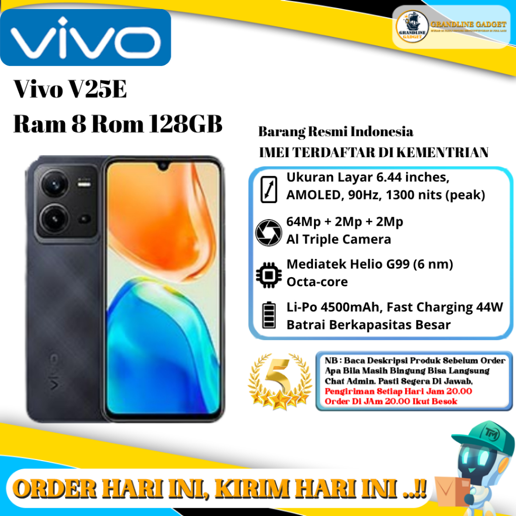 Vivo V25E Ram 8 Rom 128GB