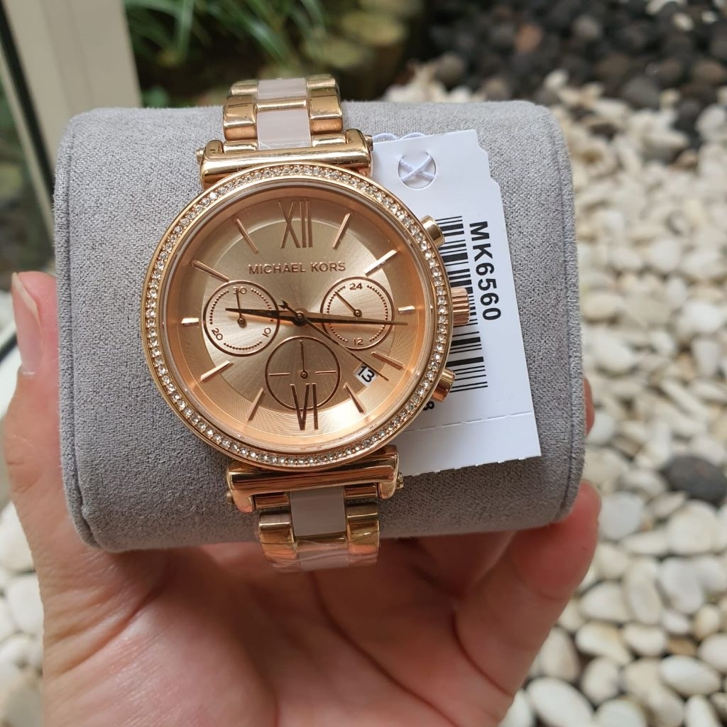 JAM TANGAN RANTAI WANITA Type MK-6560 MK6560