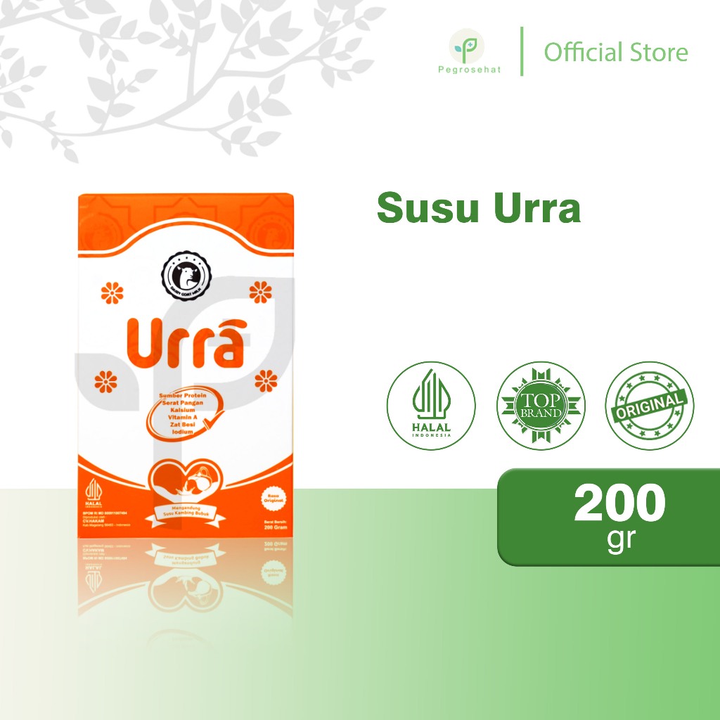 

Susu Urra Original 200gr - Susu Penambah Berat Badan Anak Kambing - 1 Box