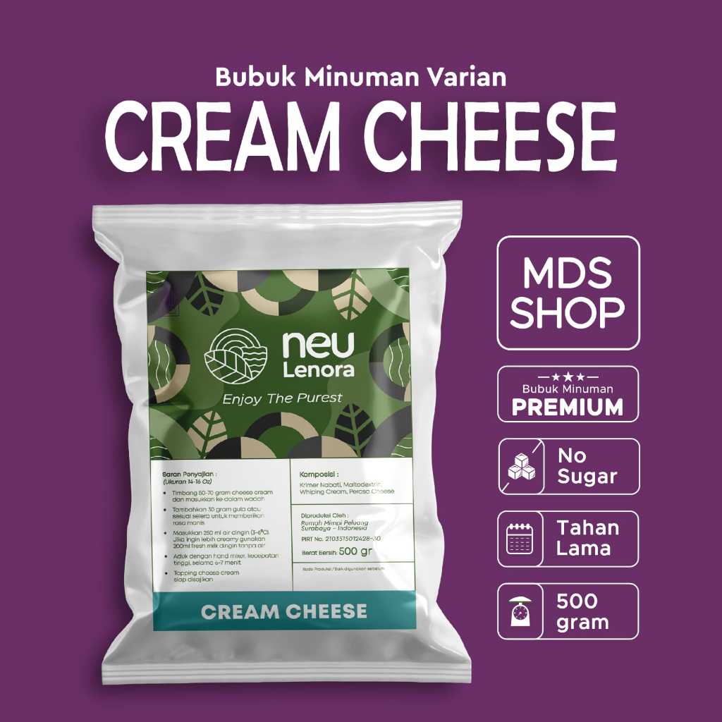 

Topping Bubuk Minuman CHEESE CREAM 500gram-NEULENORA
