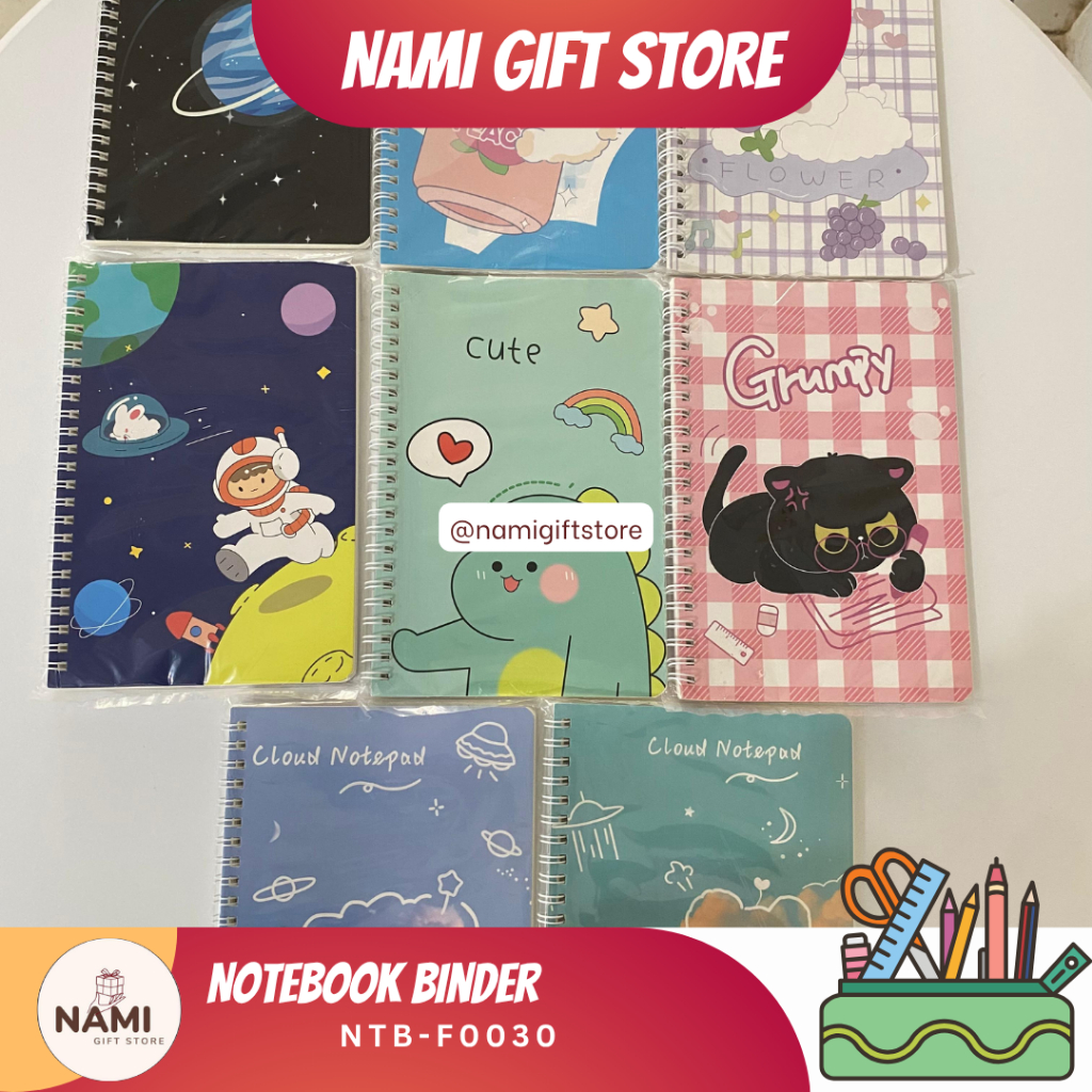 

[NTB-F0030] Notebook Binder A5 Cute