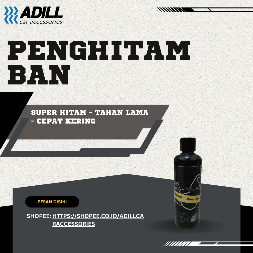 Penghitam Ban dan Body kasar Mobil dan Motor