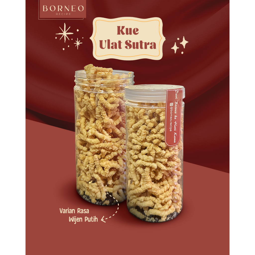 

ULAT SUTRA WIJEN PUTIH || BY BORNEO RECIPE