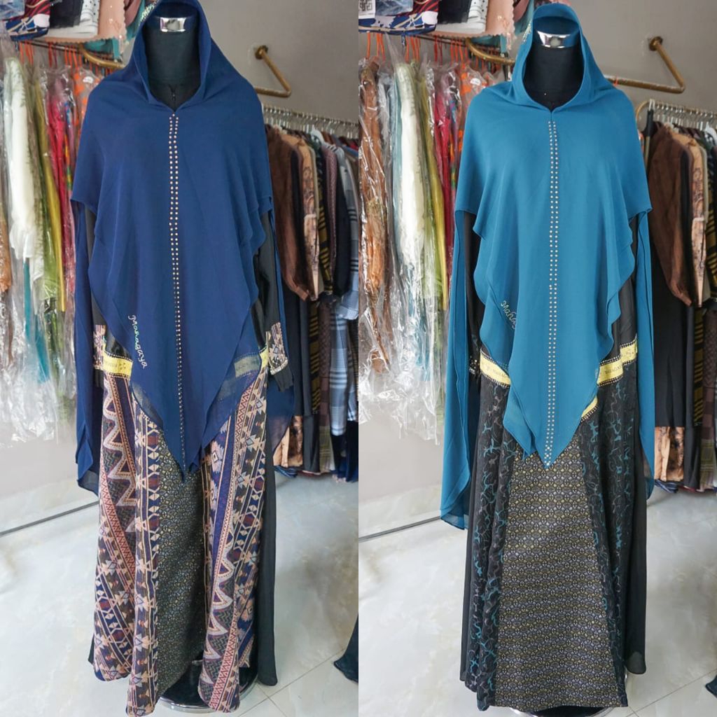 READY Gamis Syari Premium by Mahagaya / Gamis Syari Busui All Size