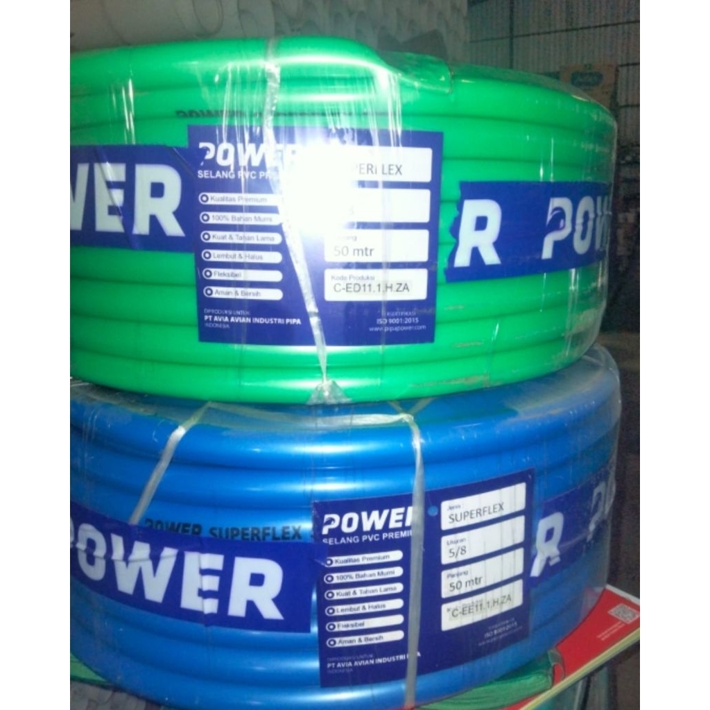 Selang 5/8 superflex power,selang power 5/8 superflex ( Harga 1 rol 50 meter),selang air 5/8 superfl