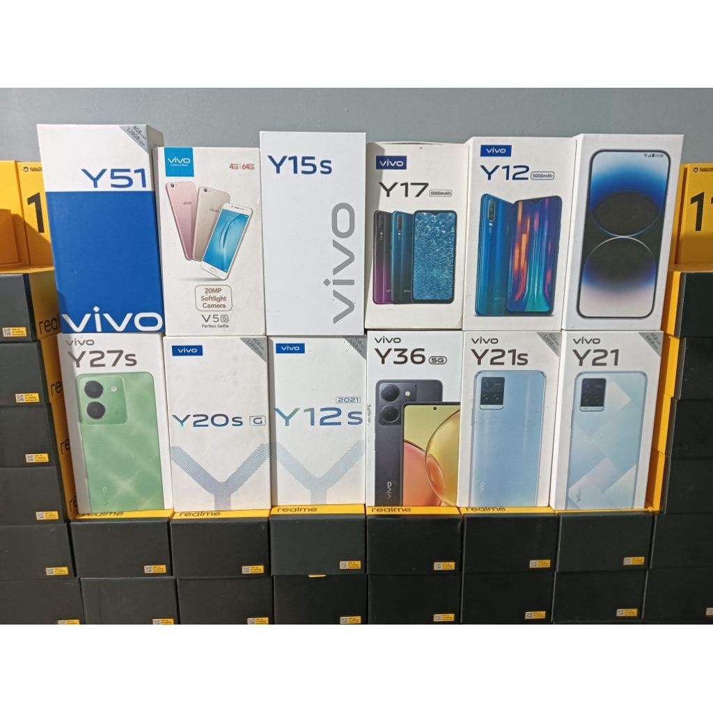 Kardus Dus Box Hp Vivo Y 31| Y 21 | Y 21 S | Y 36 5G | Y 27 S | Y 17 | Y 12 | Y 15 S Pasti Original 