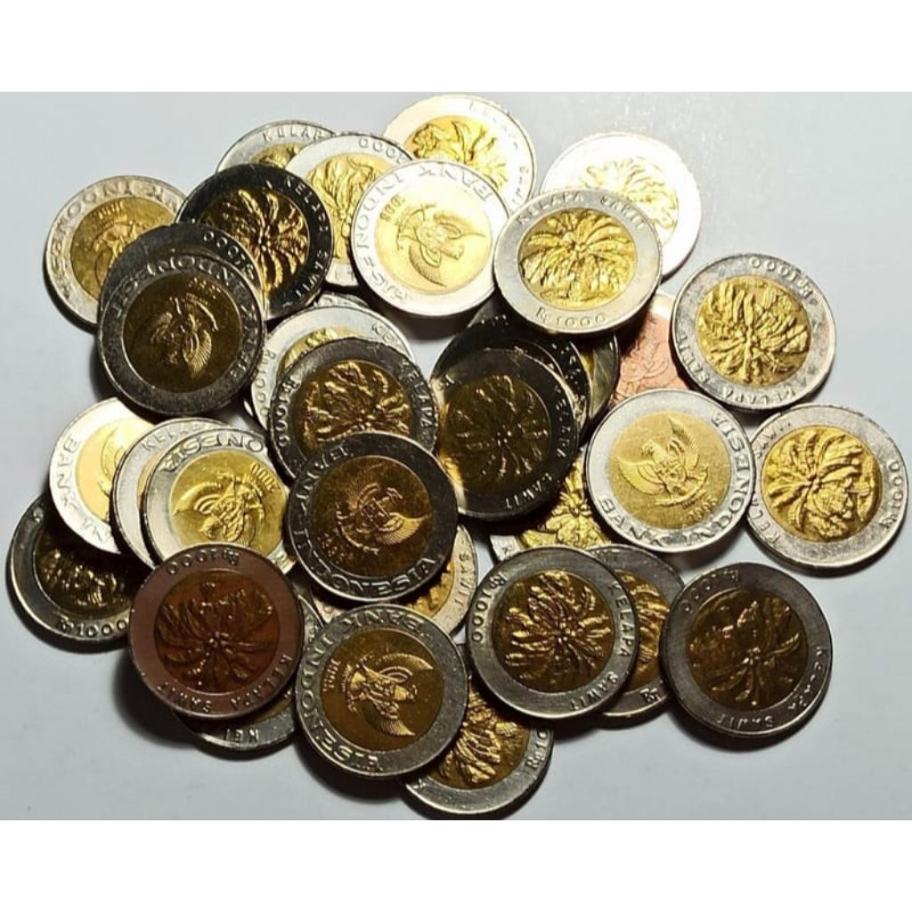 Koin 1000 Rupiah Kelapa Sawit Antik