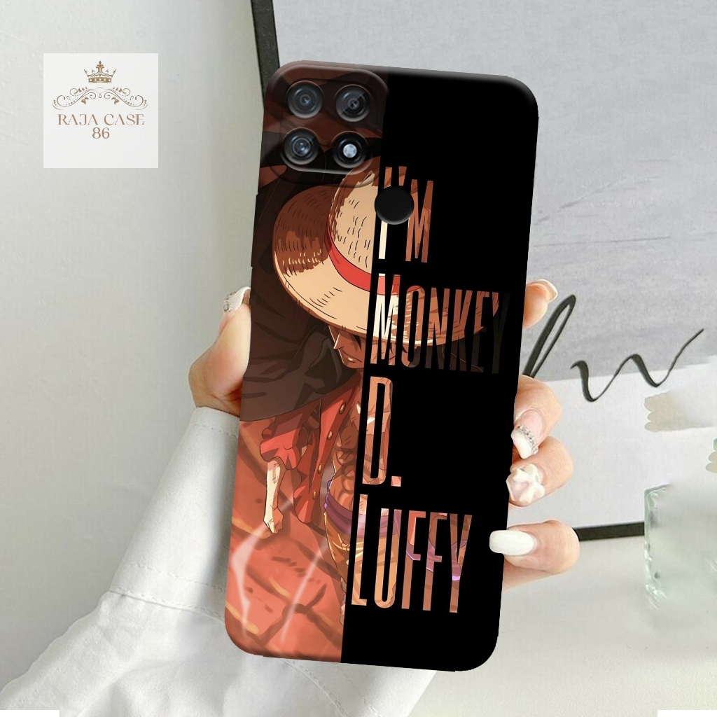 Case Realme Narzo 50A - Rajacase - casing Realme Narzo 50A - Motif case One Piece - Pelindung handph