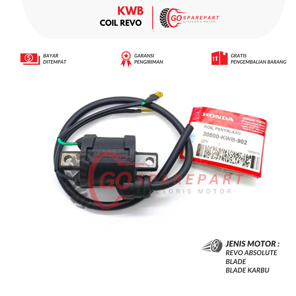 KWB COIL MOTOR HONDA REVO ABS / SPUL MOTOR MOTOR BLADE / KOIL PENGAPIAN / PULSER MOTOR / KOIL MOTOR