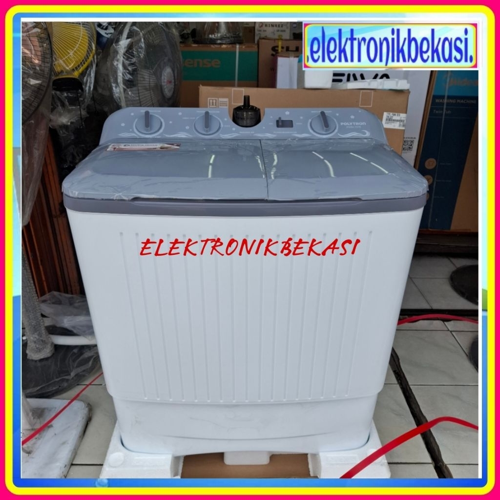MESIN CUCI POLYTRON PWM 7076 / MESIN CUCI POLYTRON 2 TABUNG 7KG / POLYTRON MESIN CUCI 2 TABUNG 7KG P