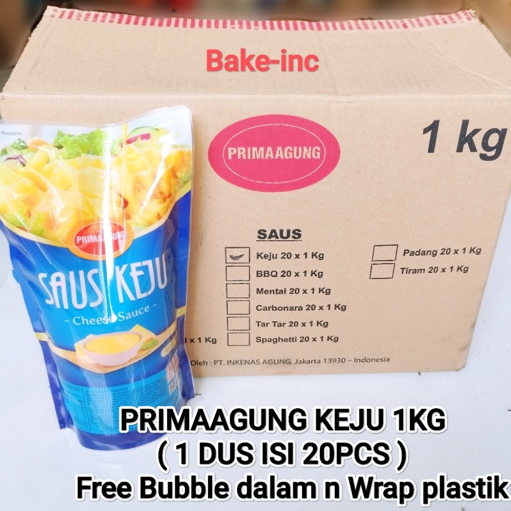 

[Bake-inc] PRIMAAGUNG KEJU 1KG 1DUS ISI 20PCS