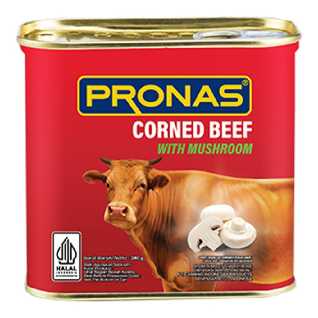 

Pronas Kornet Daging Sapi dengan Jamur Kaleng 340g