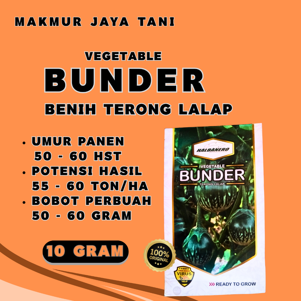 BENIH TERONG LALAP BUNDER 10 GRAM - HALBANERO