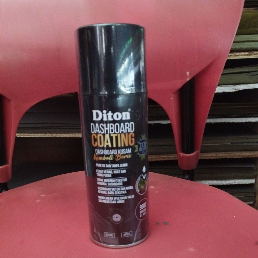Pilox diton premium dashboard coating warna black atau hitam 400cc