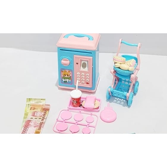 ATM Mini - Money Save Box / Mainan ATM Mini Anak / Mainan Celengan Anak / Mainan Saving Anak / Maina