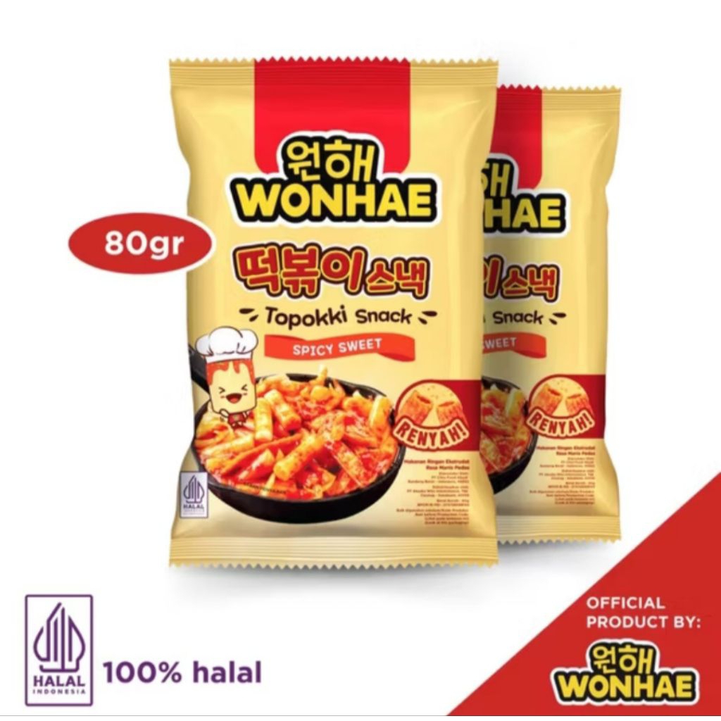 

SNACK WONHAE TOPOKKI SPICY SWEET 80gr