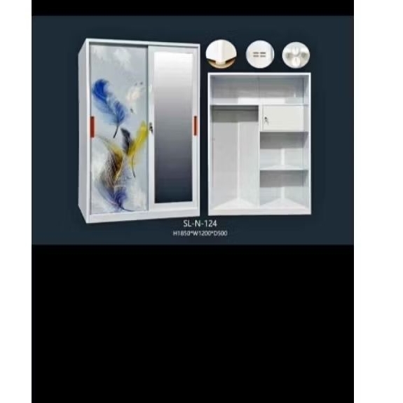 Lemari Sliding 2 pintu