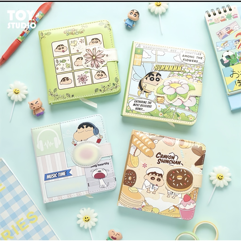 

Crayon Shin-Chan Buku Diary Shinchan Magnet 96 Halaman Notebook Mini Diary Karakter Sinchan